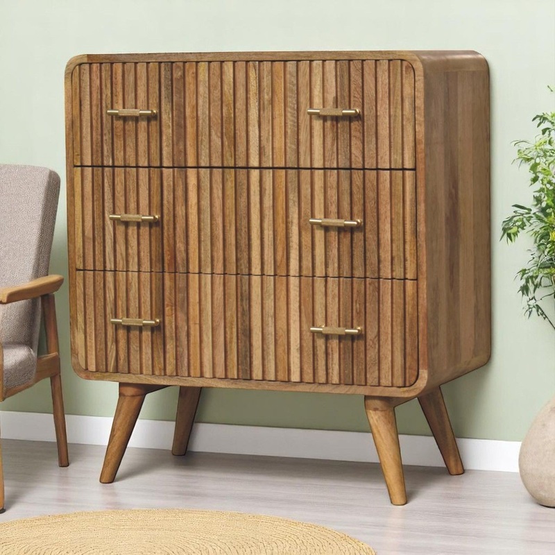 T Bar Ridged Chest – Brown