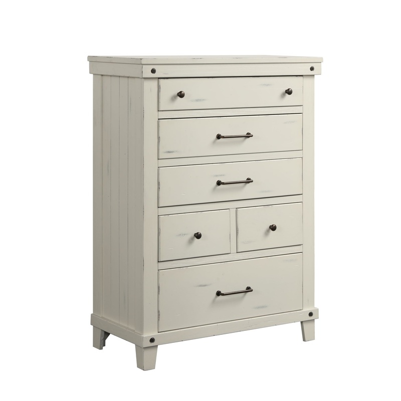 6 Drawer Chest – White
