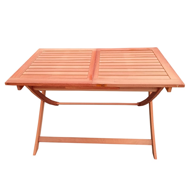 Foldable Patio Dining Set With 1 Dining Table, Indoor And Outdoor Use, Solid Wood – Teak