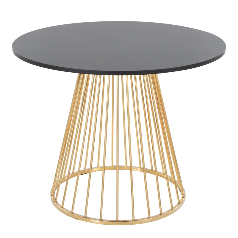 Canary – Cosmo Dining Table – Gold Base