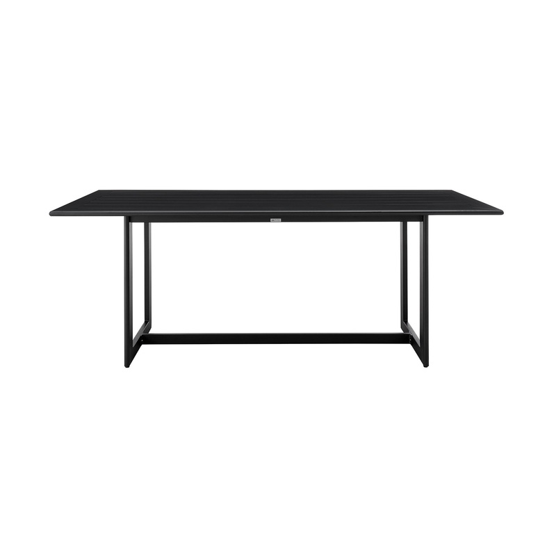 Cayman – Outdoor Patio Dining Table – Black