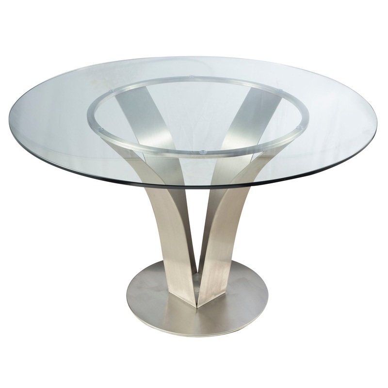 Cleo – Contemporary Dining Table – Clear