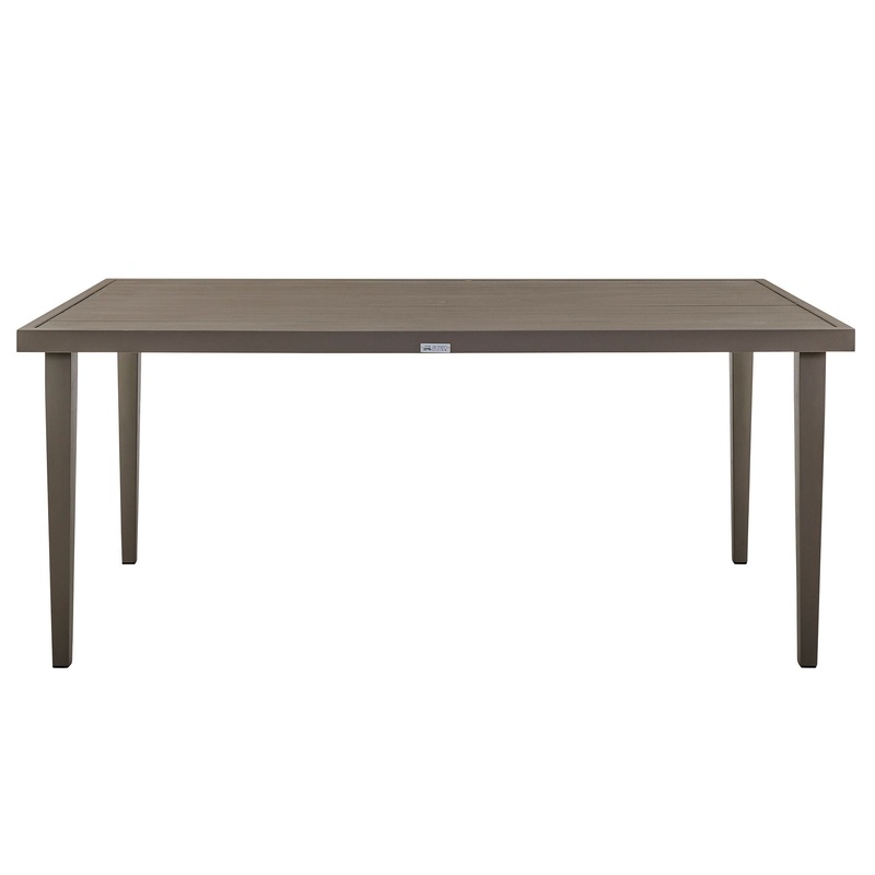 Grenada – Outdoor Rectangle Dining Table – Gray