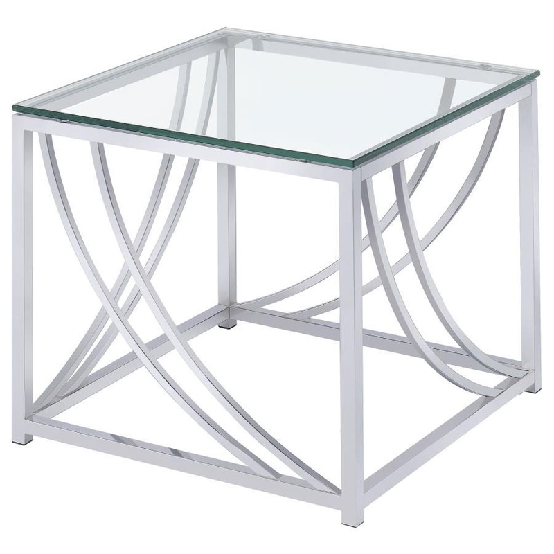 Lille – Glass Top Entryway Sofa Console Table Accents
