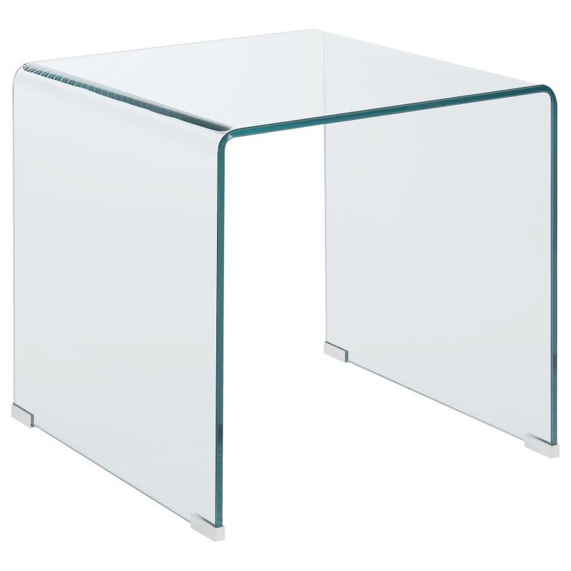 Ripley – Rectangular Tempered Bent Glass Table