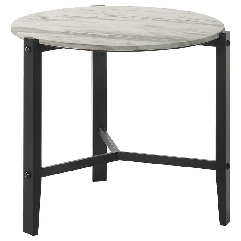 Tandi – Round Faux Marble Table