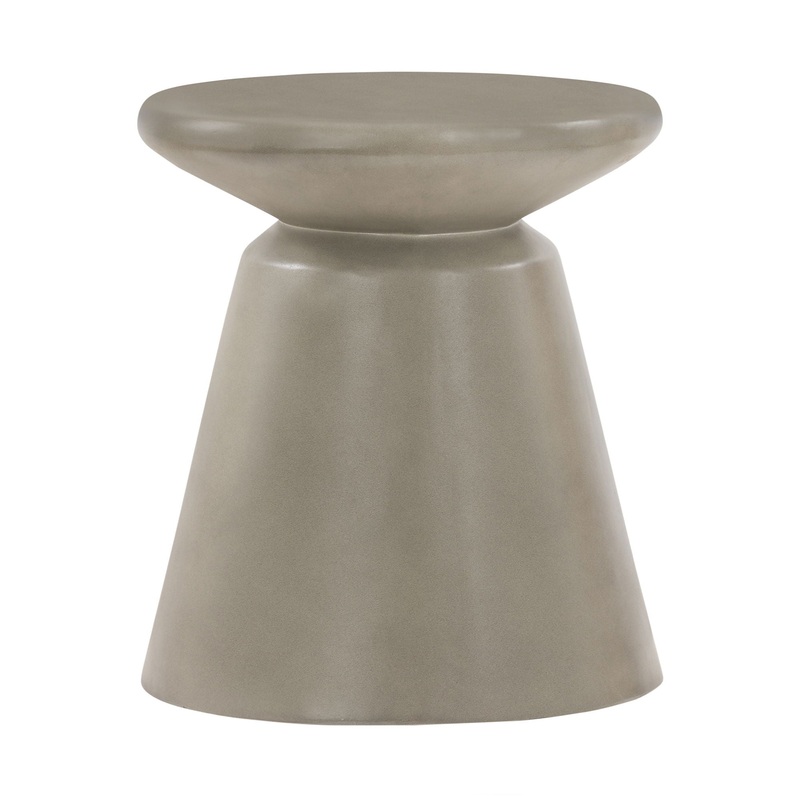 Umbre – Indoor / Outdoor Accent Stool End Table – Concrete