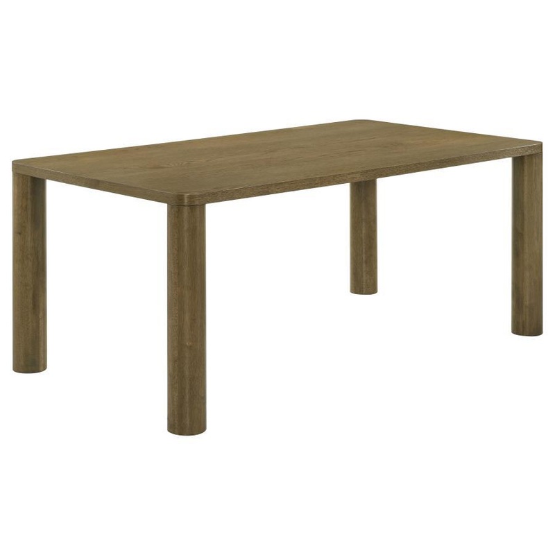 Castlewood – Rectangular Wood Dining Table – Brown Oak