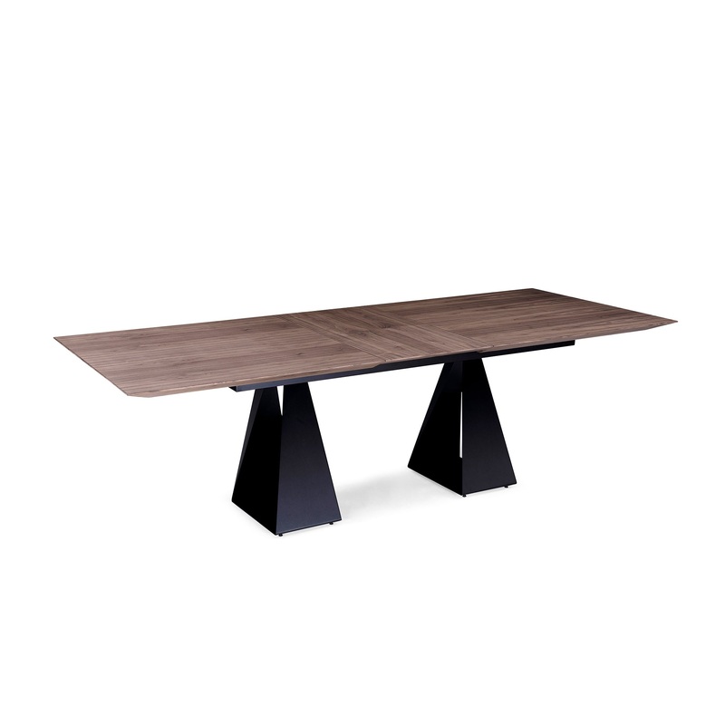 CRONOS Extendable Dining Table in Walnut