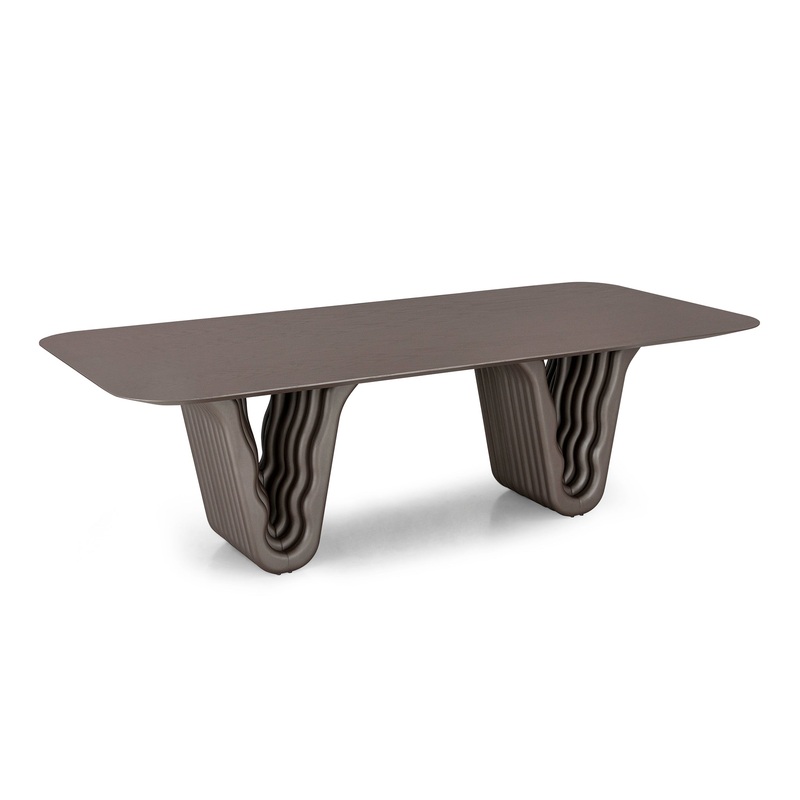 DOLOMITAS Dining Table In Chocolate 98″