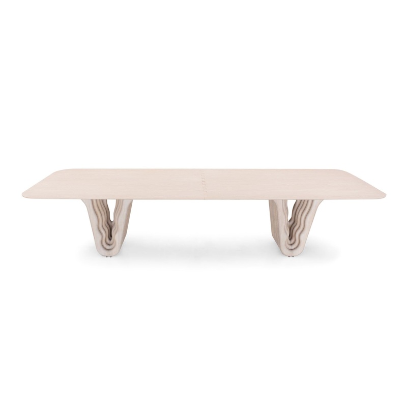 DOLOMITAS Dining Table In Dover Oak 126″