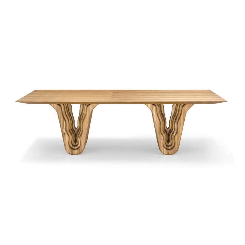 DOLOMITAS Dining Table In Teak 98″