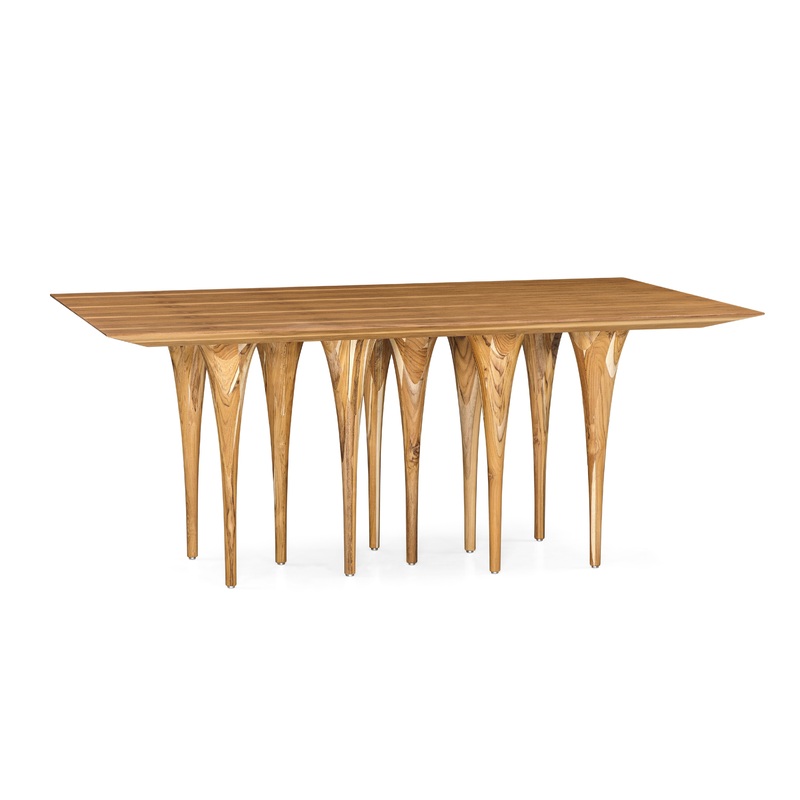 PIN Dining Table in Teak 70″