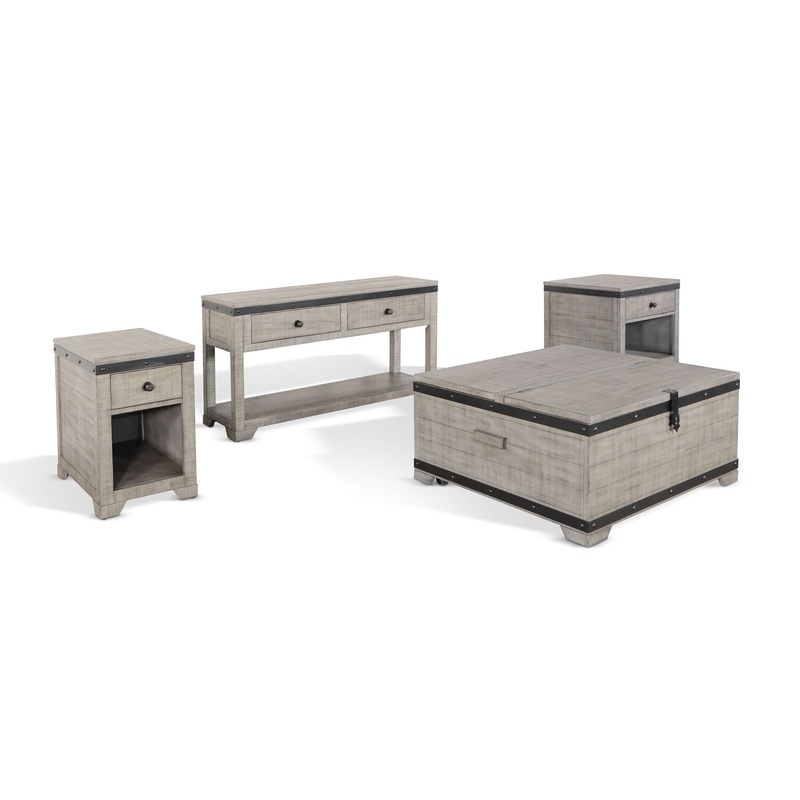 Alpine – End Table – Gray