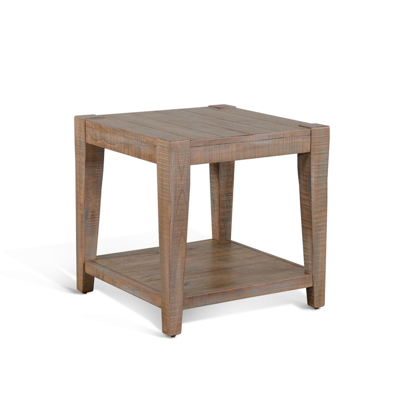 Durango – End Table – Weathered Brown