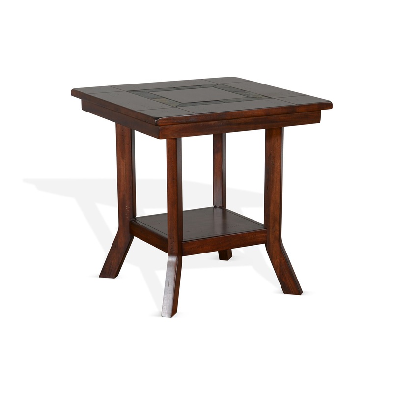 Santa Fe – End Table – Dark Chocolate