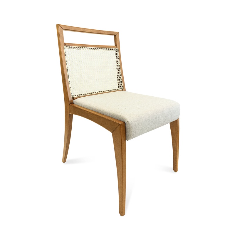 SOTTO Dining Chair  in Almond Oak, Natural Cane and A-1626