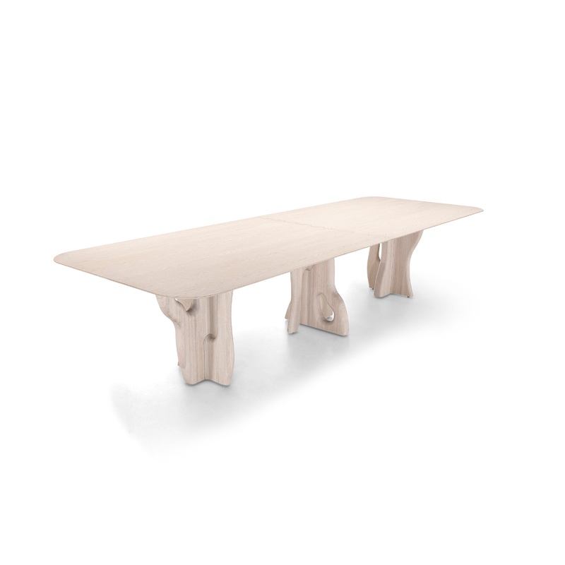 SUMA Dining Table in Dover Oak 137″