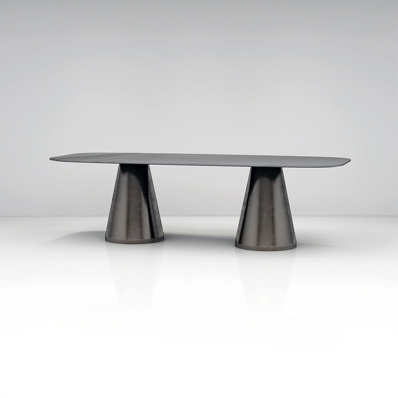 Cone Dining Rect 180 X 90 X 75Cm | NERO MARQUINHA