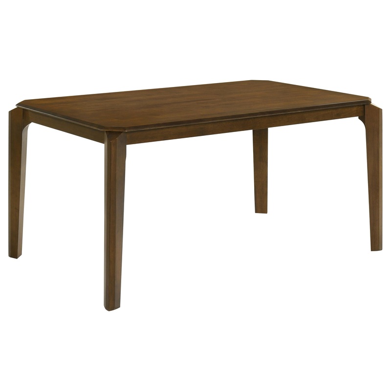 Coaster Furniture Almonte 108921 59-inch Rectangular Wood Dining Table – Dark Brown