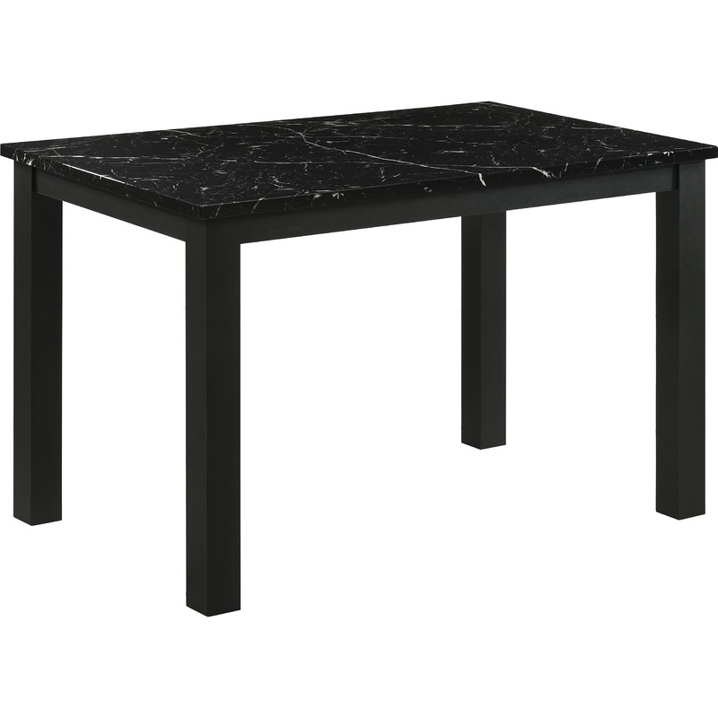 Crown Mark Resia 2120BK-T-3048 Dining Table – Black