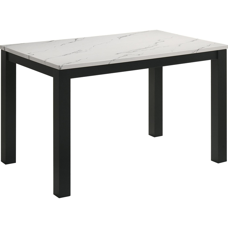 Crown Mark Resia 2120T-3048 Dining Table – White
