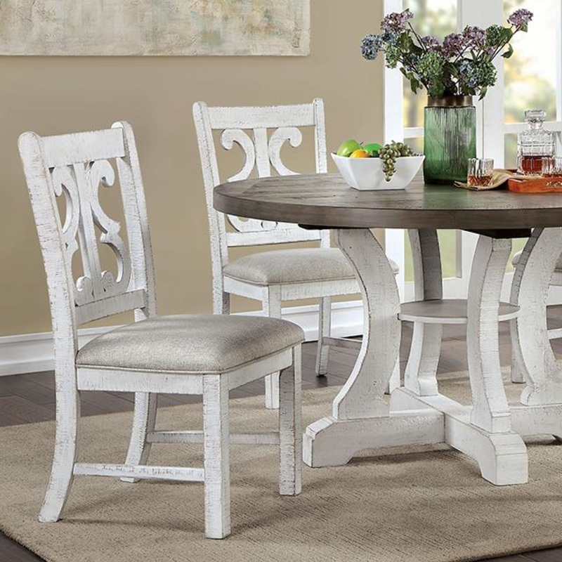 Furniture of America Auletta CM3417GY-RT Dining Table