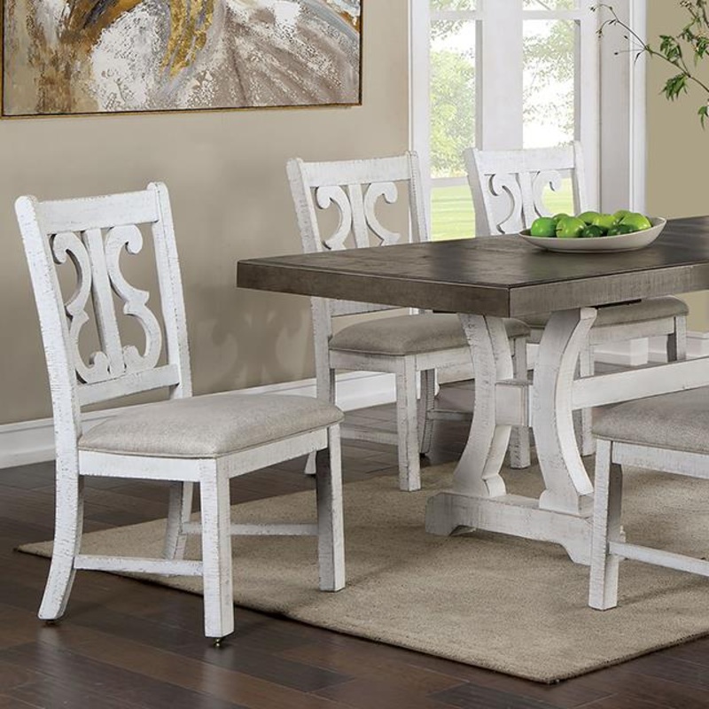 Furniture of America Auletta CM3417GY-T-TABLE Dining Table
