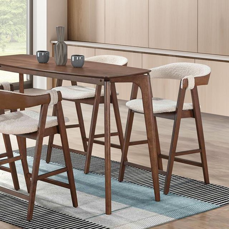 Furniture of America Ebikon FM3211WN-PT Counter Height Table