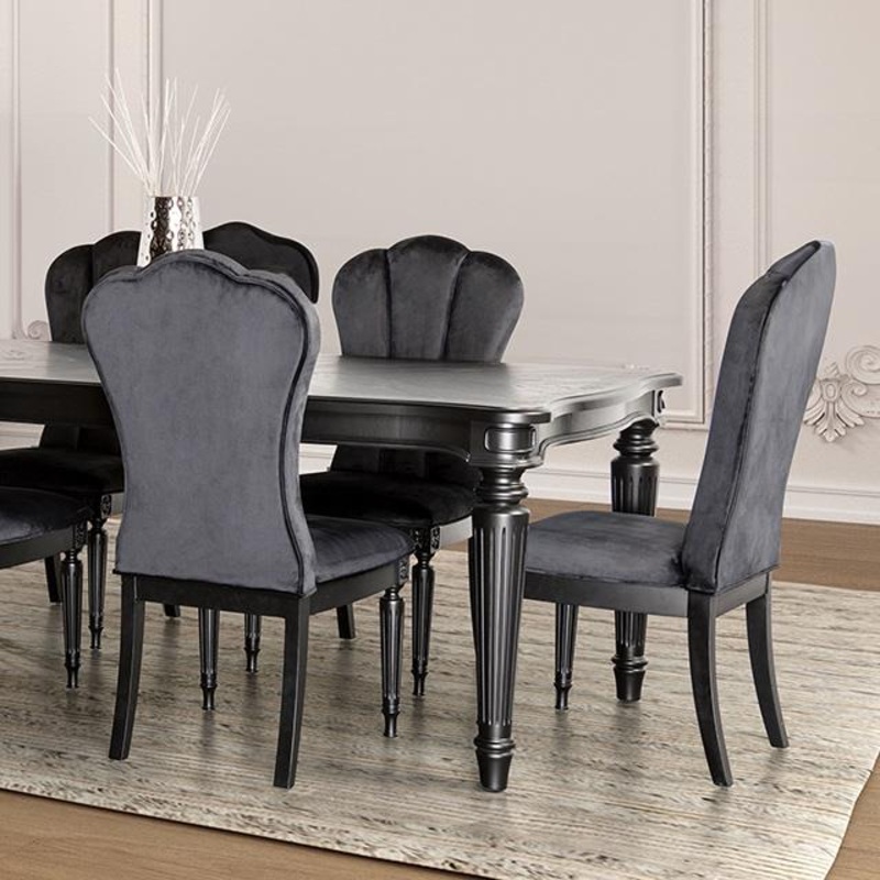 Furniture of America Hannoria FM3416BK-T Dining Table