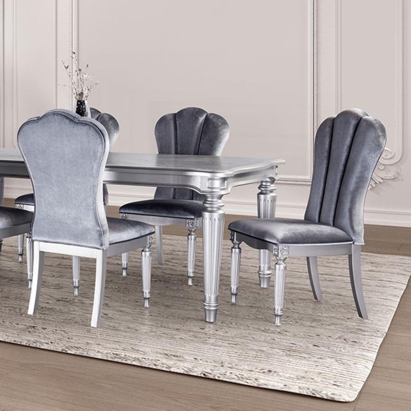 Furniture of America Hannoria FM3416SV-T Dining Table