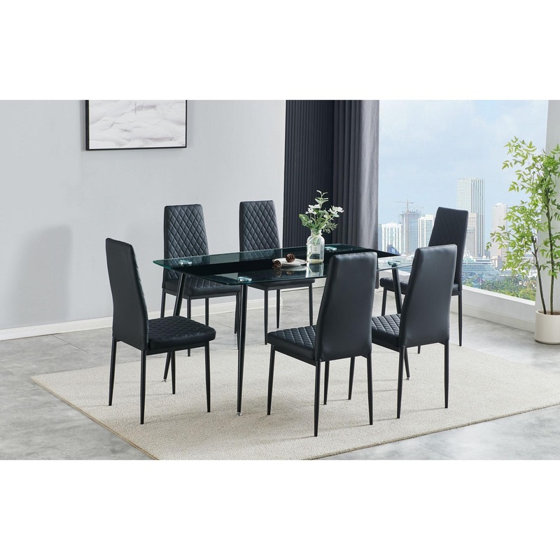 Generation Trade Astra 319211 Dining Table – Black