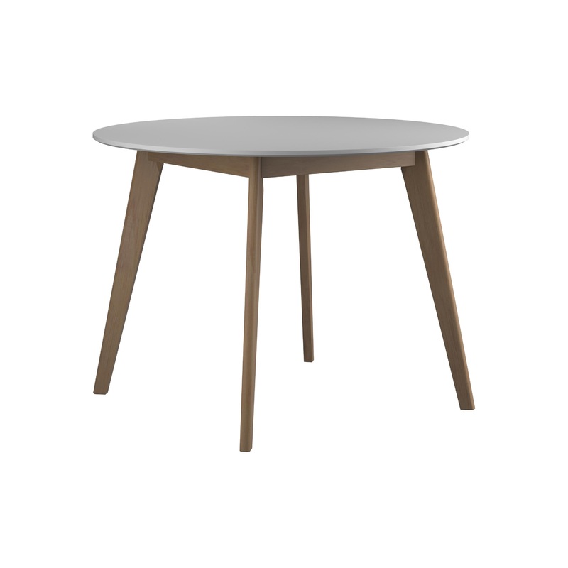Coaster Furniture Breckenridge 192790 Round 40-inch Round Dining Table – Matte White