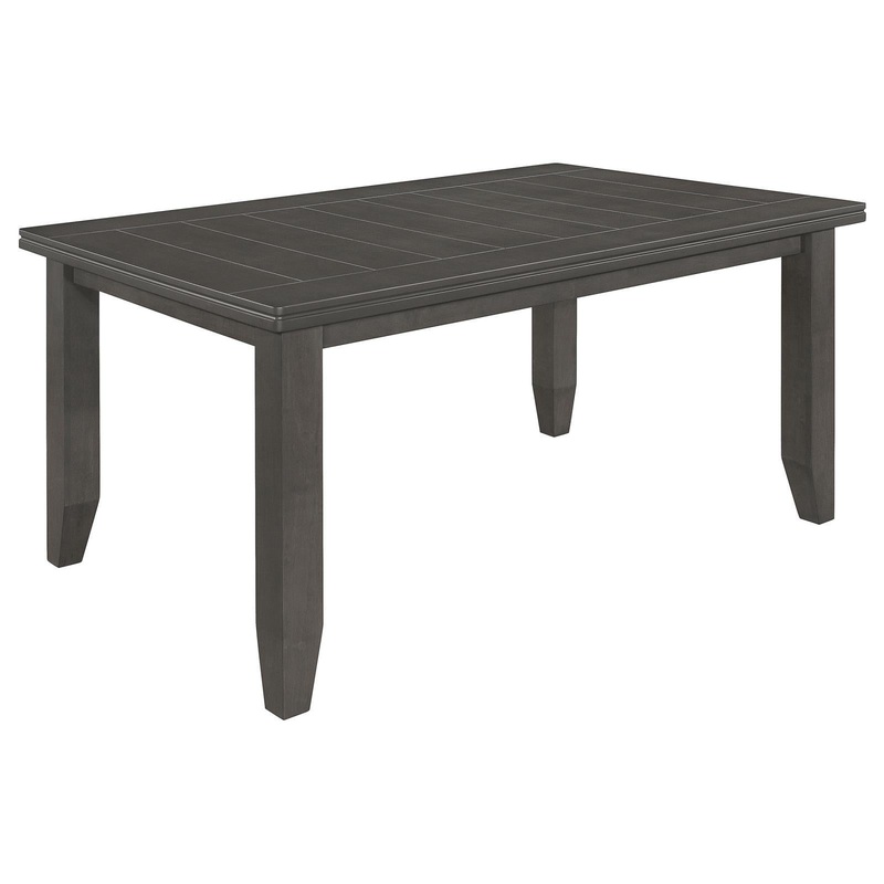 Coaster Furniture Dalila 102721GRY Rectangular 66-inch Wood Dining Table – Dark Grey
