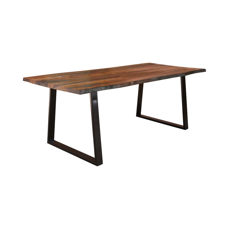 Coaster Furniture Ditman 110181 80-inch Live Edge Dining Table – Grey Sheesham
