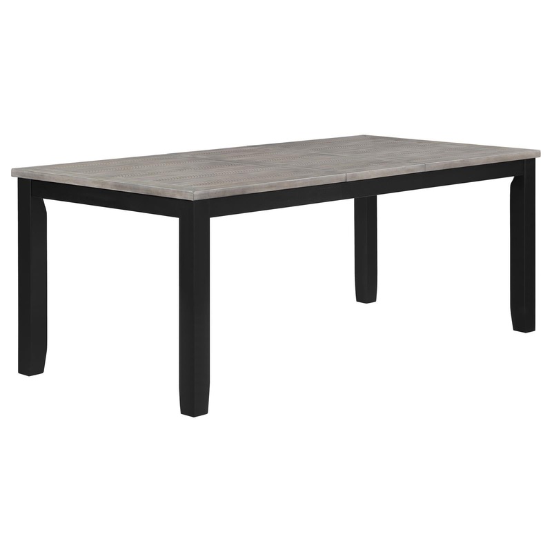Coaster Furniture Elodie 121221 Rectangular 78-inch Extension Leaf Dining Table – Black