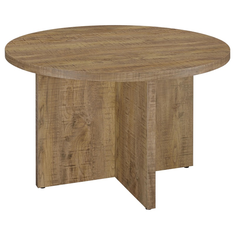 Coaster Furniture Jamestown 183021 Round 47-inch Composite Wood Dining Table – Mango