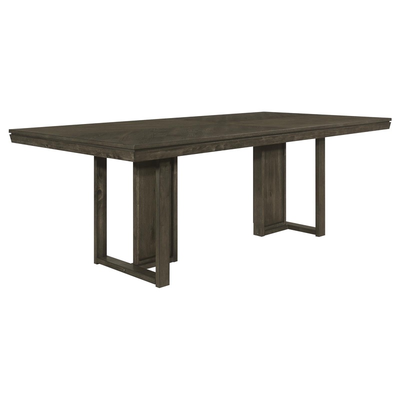 Coaster Furniture Kelly 107961 Rectangular 87-inch Wood Dining Table – Dark Grey