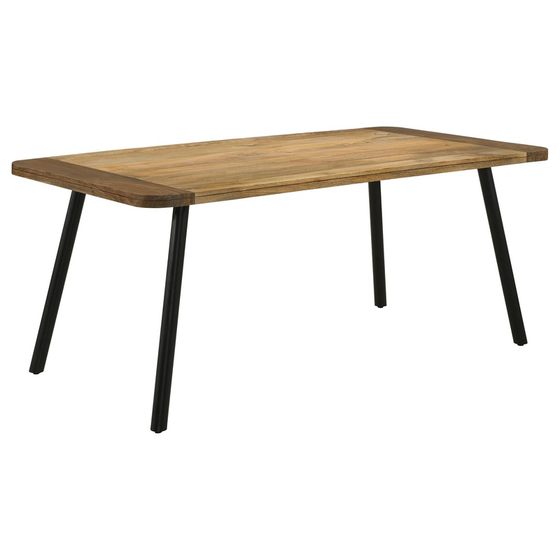 Coaster Furniture Maverick 123041 70-inch Solid Wood Dining Table – Natural Mango