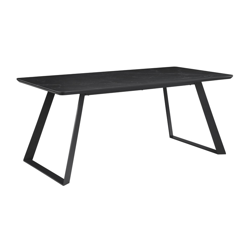 Coaster Furniture Smith 115231 Rectangular 71-inch Ceramic Top Dining Table – Black