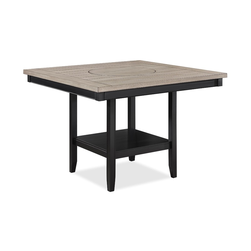 Crown Mark Fulton 2727LG-T-4848 Counter Height Table – Light Grey
