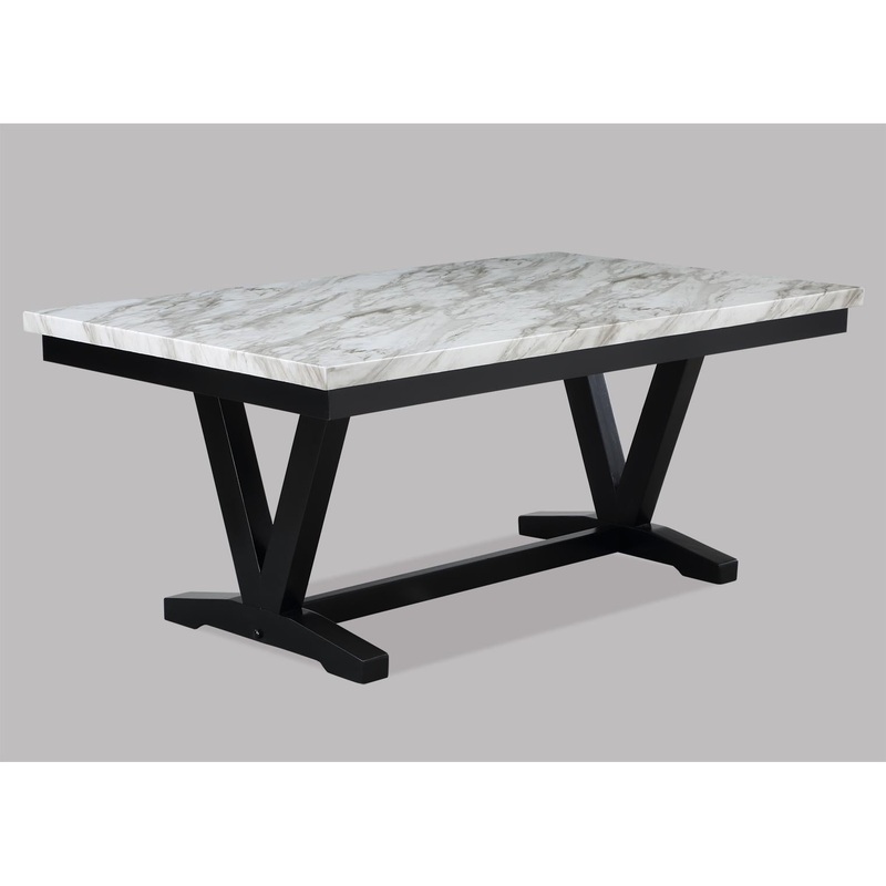 Crown Mark Tanner 2222T-4272-WH Dining Table