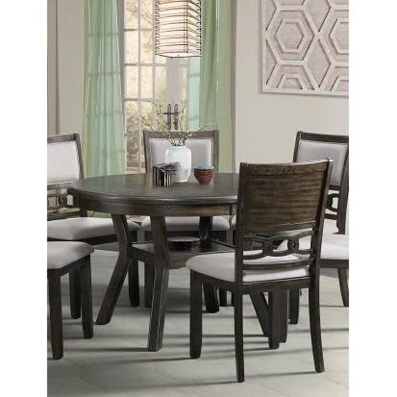 Elements International Amherst DAH500DT Dining Table – Dark Brown
