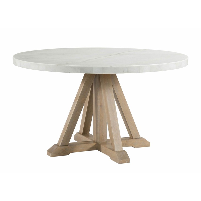 Elements International Lakeview CDLW180RDT Round Dining Table