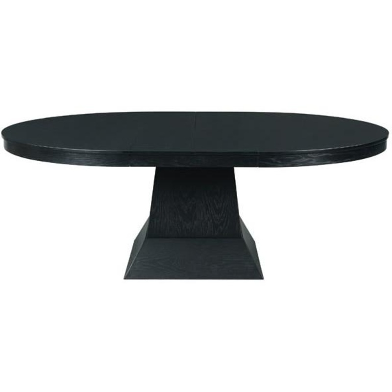 Elements International Maddox DMD100DTTB Dining Table w/ Two 12-inch Table Leaves