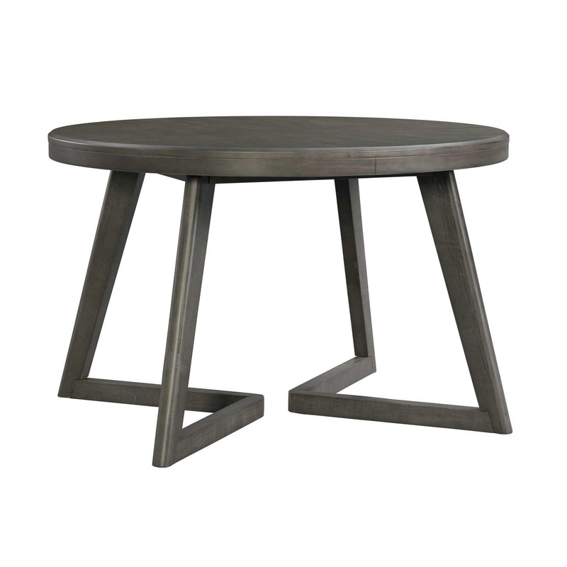 Elements International Round Cross Dining Table DCR500RDTE