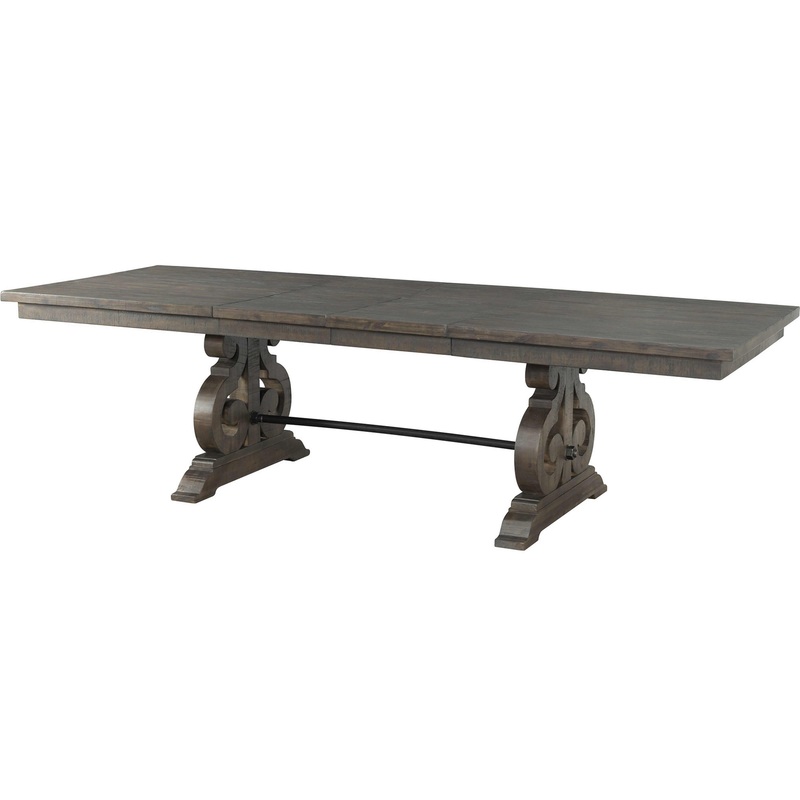 Elements International Stone DST100DTB Dining Table