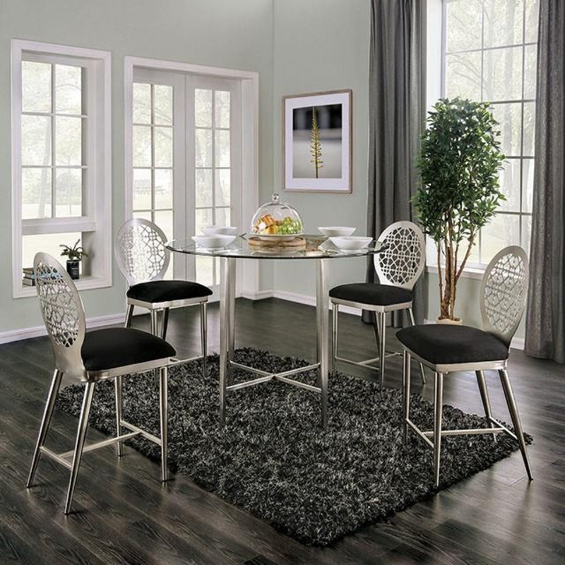 Furniture of America Abner FOA3743PT-TABLE Counter Ht. Table