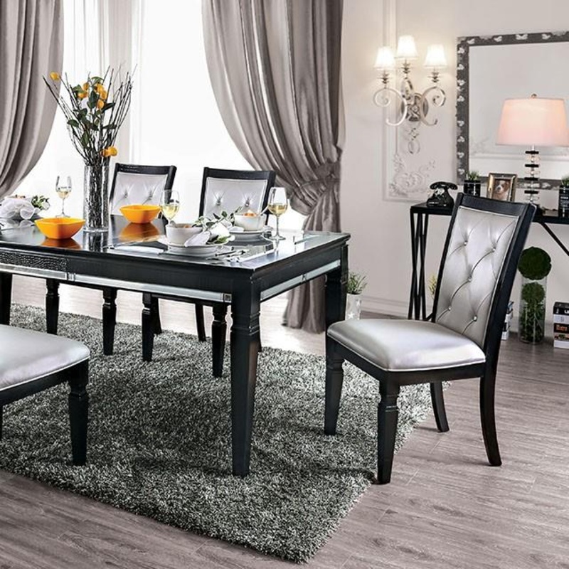 Furniture of America Alena CM3452BK-T Dining Table
