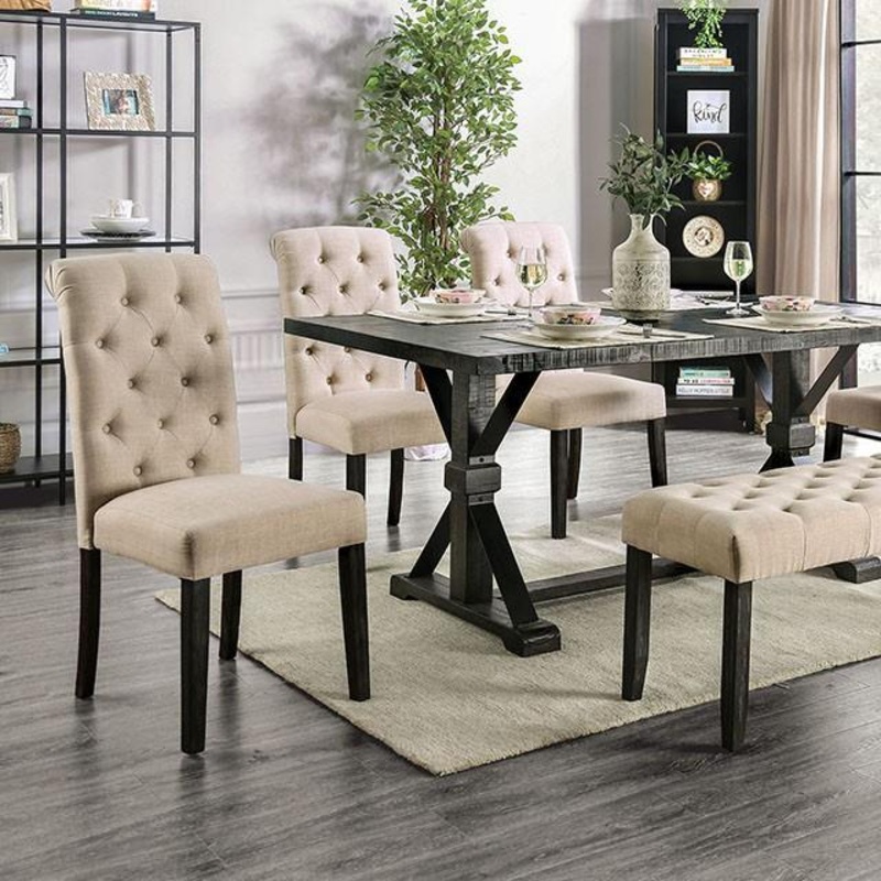 Furniture of America Alfred CM3735T Dining Table